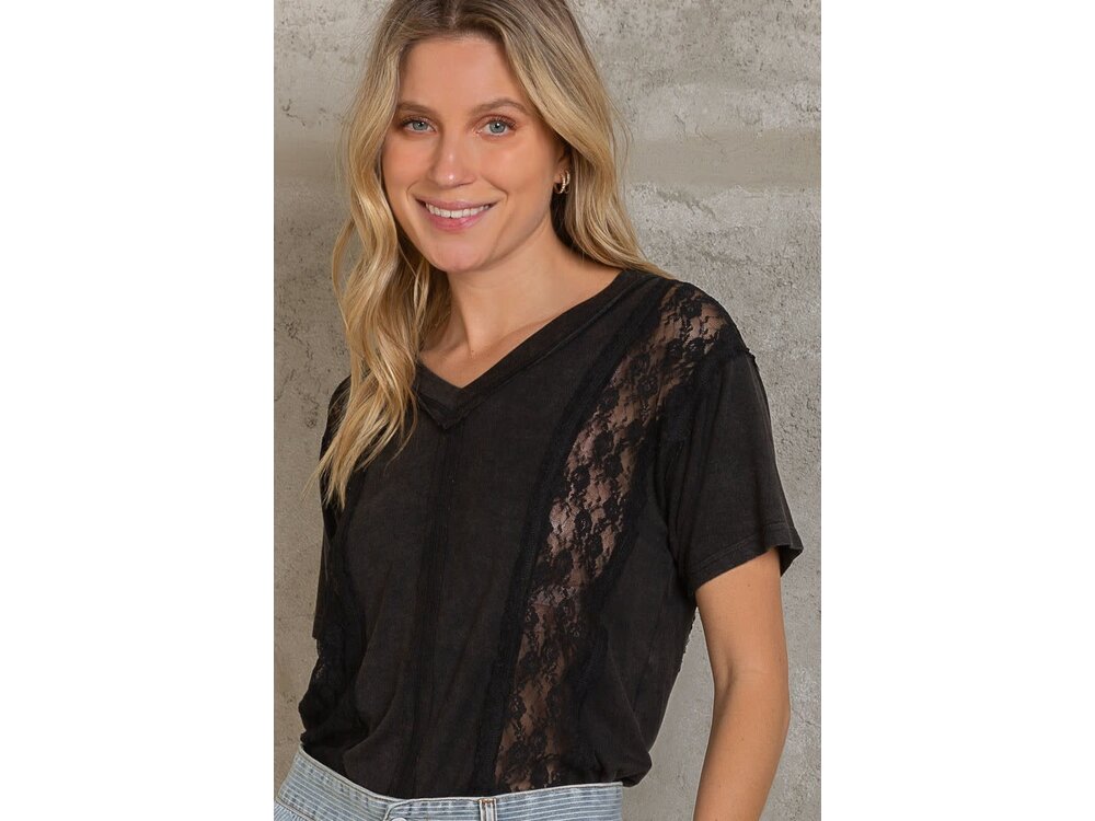Pol Chloe Top- YKT830 - Black
