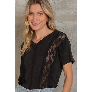 Pol Chloe Top- YKT830 - Black