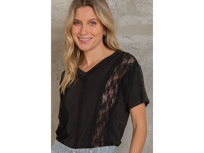 Pol Chloe Top- YKT830 - Black