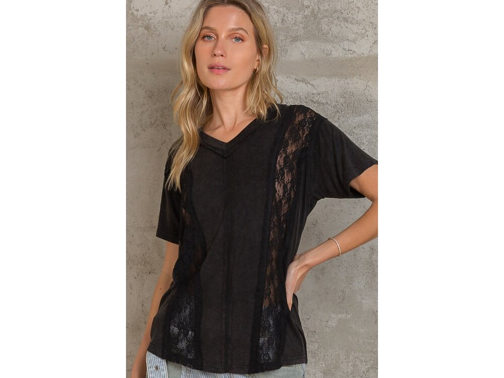 Pol Chloe Top- YKT830 - Black