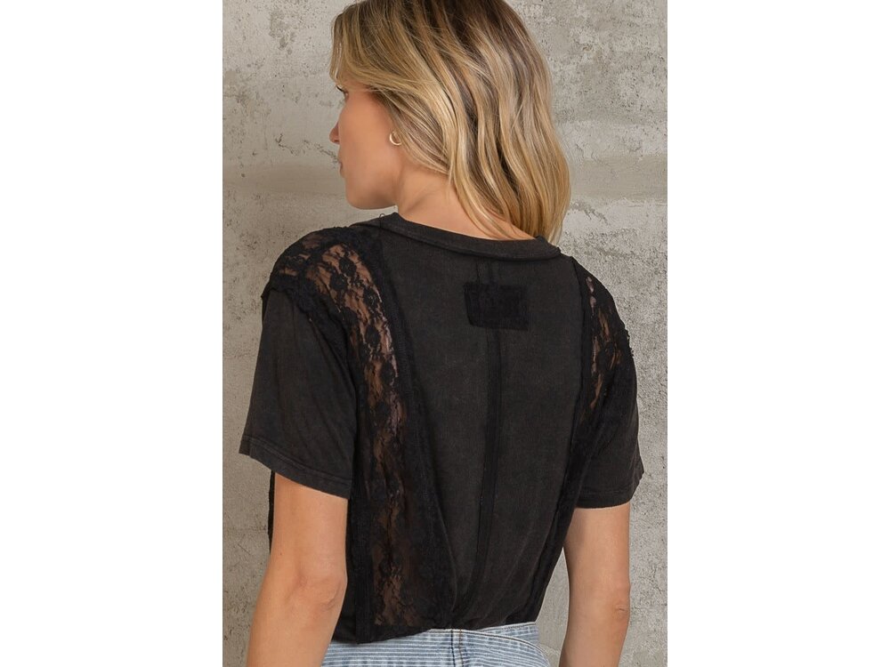 Pol Chloe Top- YKT830 - Black