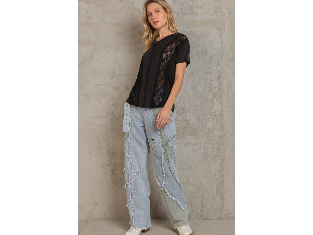 Pol Chloe Top- YKT830 - Black