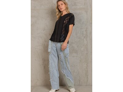 Pol Chloe Top- YKT830 - Black