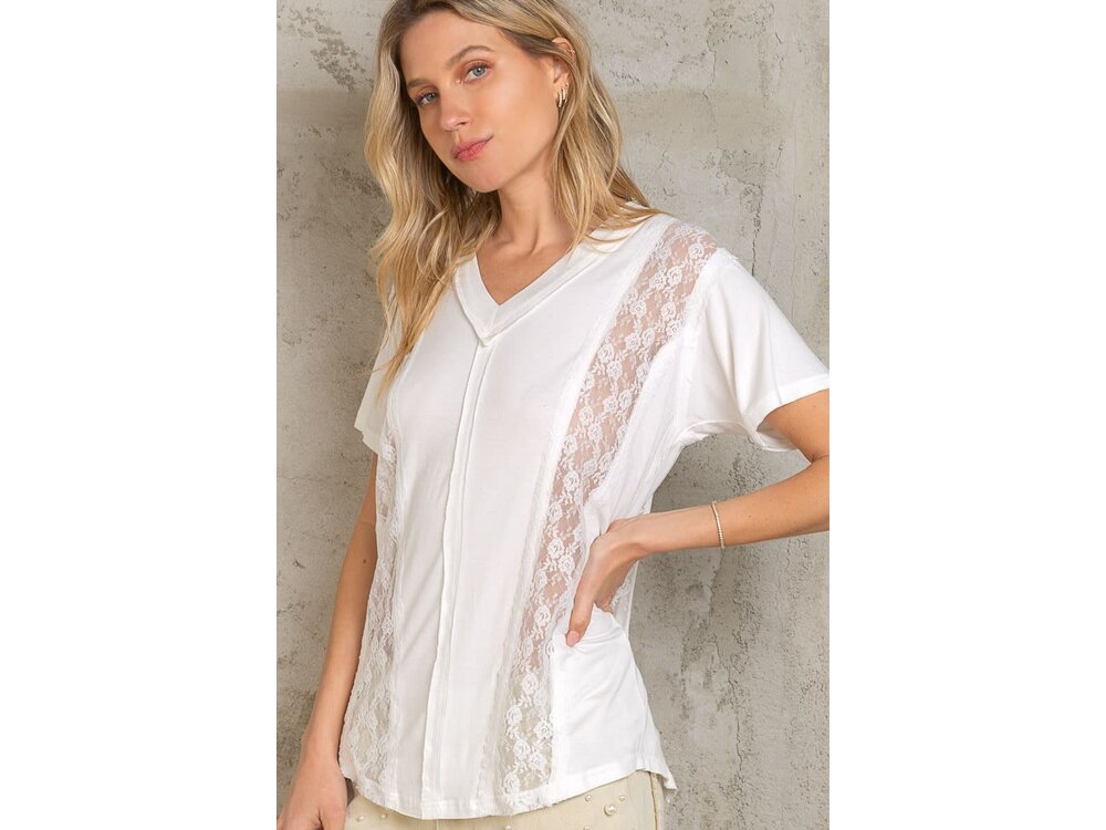 Pol Chloe Top- YKT830 - Ivory