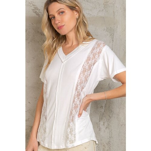 Pol Chloe Top- YKT830 - Ivory