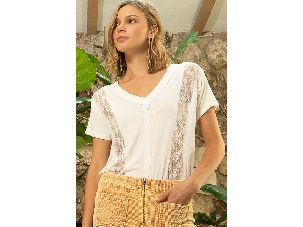 Pol Chloe Top- YKT830 - Ivory