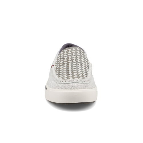 Twisted X MCA0063- Slip On Kicks- White Checkered-