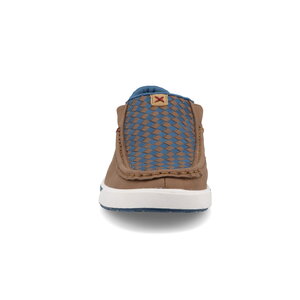 Twisted X WCA0083- Slip On Kicks- Coconut Blue Checkered-