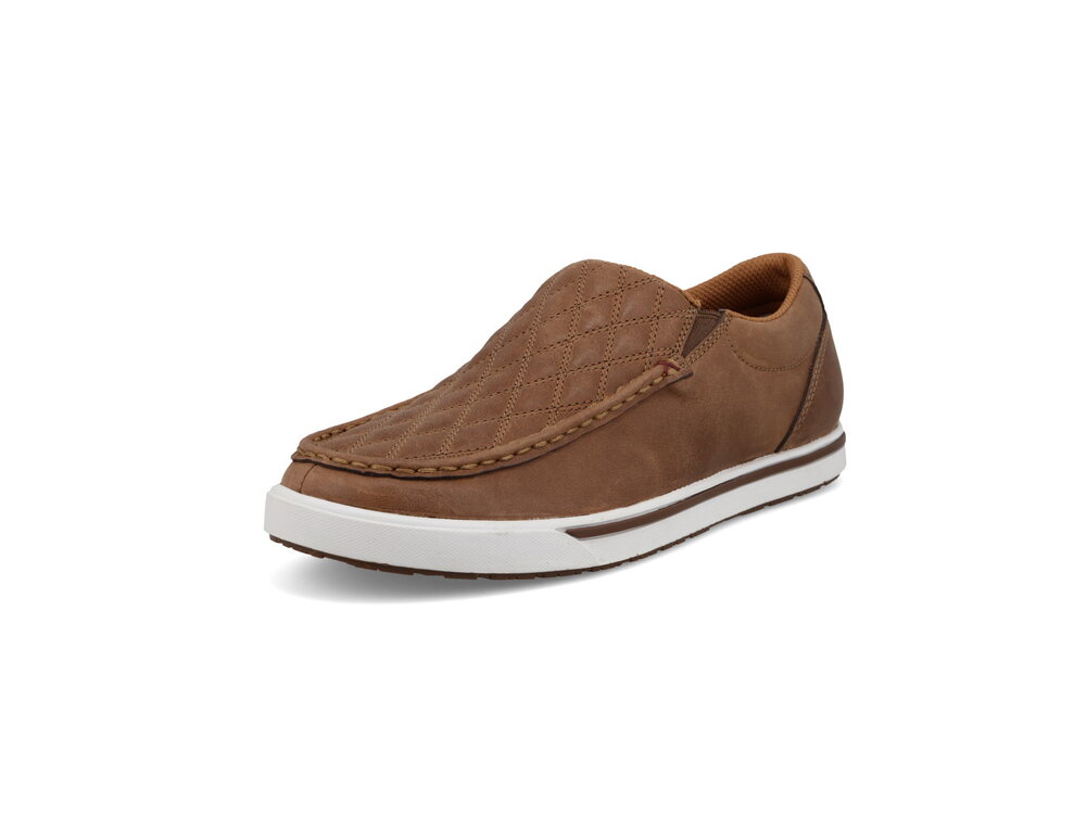 Twisted X WCA0086- Slip On Kicks- Brown Leather-
