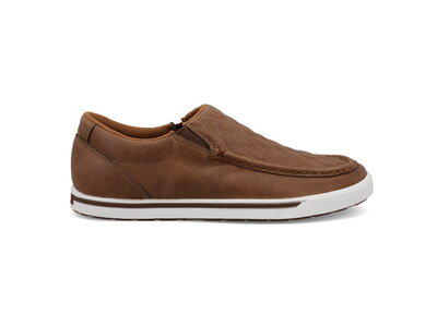 Twisted X WCA0086- Slip On Kicks- Brown Leather-