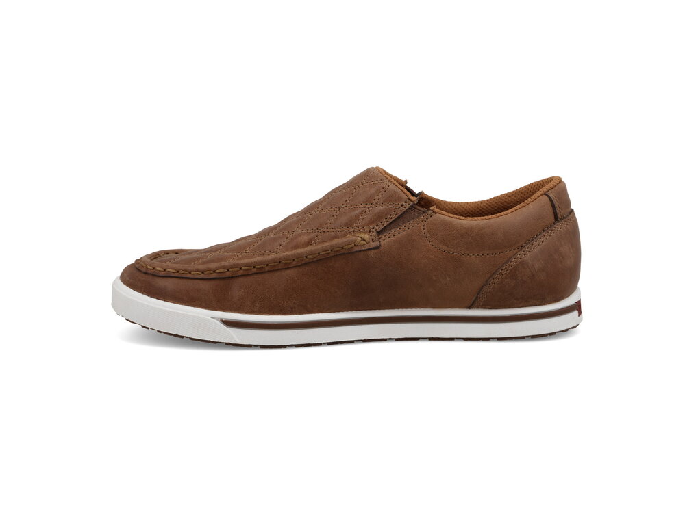 Twisted X WCA0086- Slip On Kicks- Brown Leather-