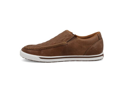 Twisted X WCA0086- Slip On Kicks- Brown Leather-