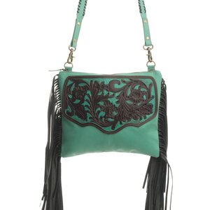 Myra Bags Millstone Fringed Bag- S-9601