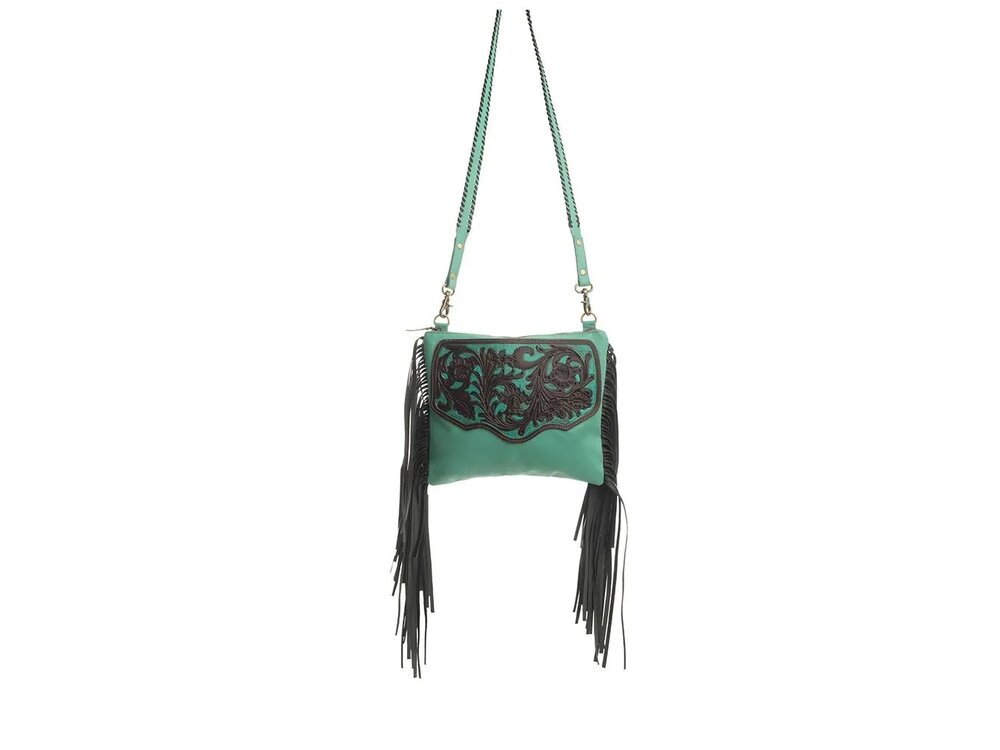 Myra Bags Millstone Fringed Bag- S-9601