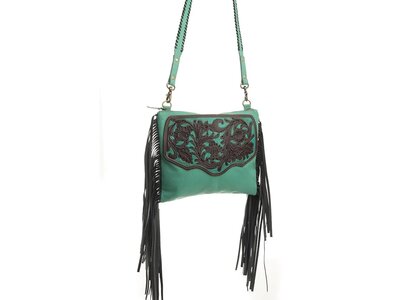 Myra Bags Millstone Fringed Bag- S-9601