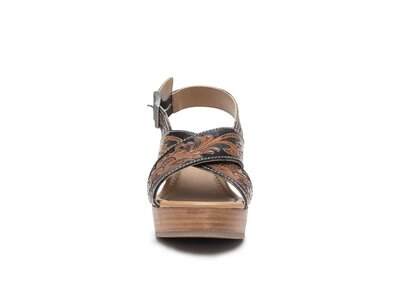 Myra Bags Flower Ridge - Handtooled Wedge-