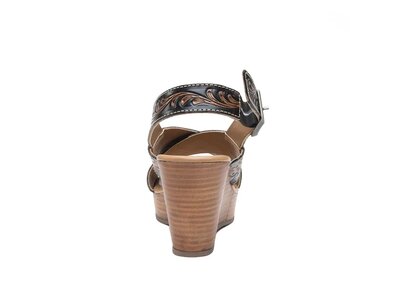 Myra Bags Flower Ridge - Handtooled Wedge-