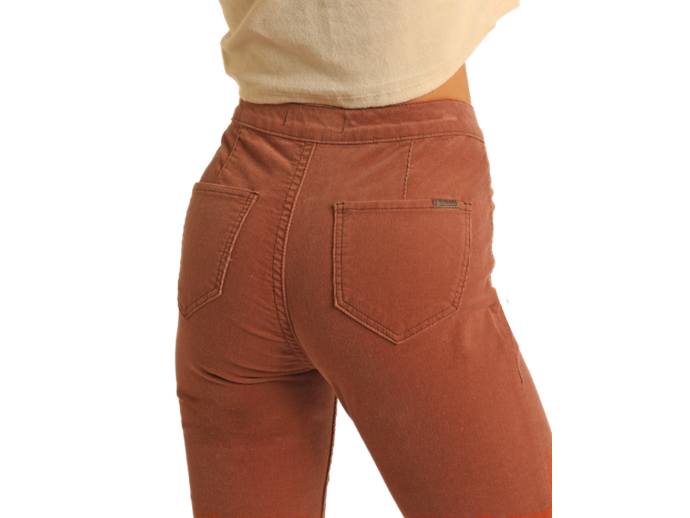 Rock and Roll Denim Corduroy Flare- BW6PD02239 - Rust