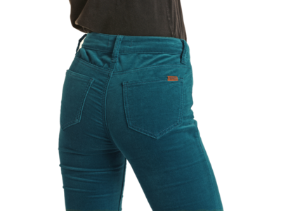 Rock and Roll Denim Corduroy Pants- Teal- BW6PD02240