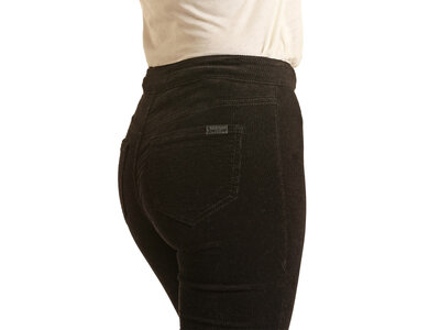 Rock and Roll Denim Corduroy Flare- Black- BW6PD02943