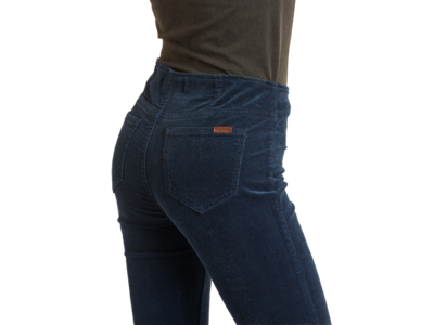 Rock and Roll Denim Corduroy Flare- Navy - RRWD6PR0G7