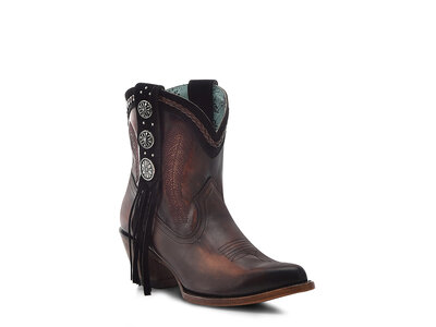 Corral N0005- Concho Bootie - Brown