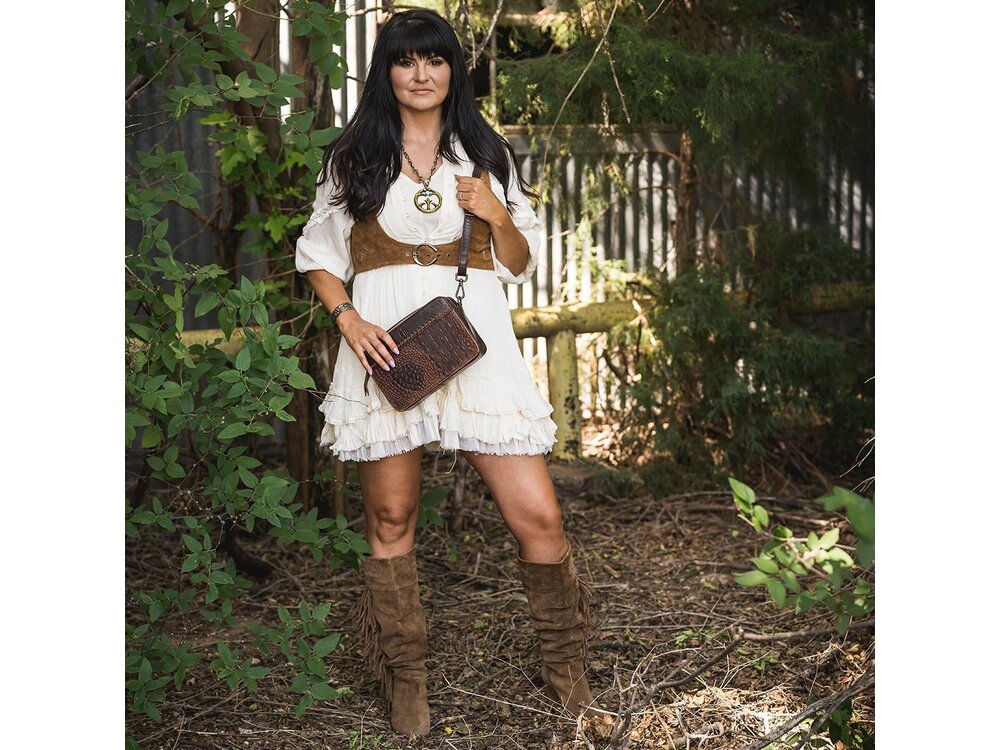 STS Ranchwear Catalina Croc Crossbody - STS33968