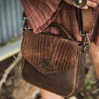 Catalina Croc Dakota Crossbody - STS33969