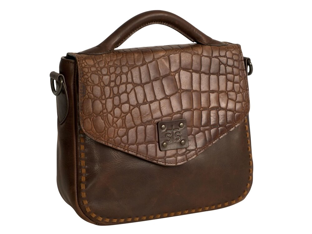 STS Ranchwear Catalina Croc Dakota Crossbody - STS33969