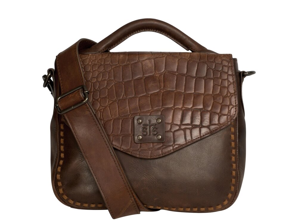 STS Ranchwear Catalina Croc Dakota Crossbody - STS33969