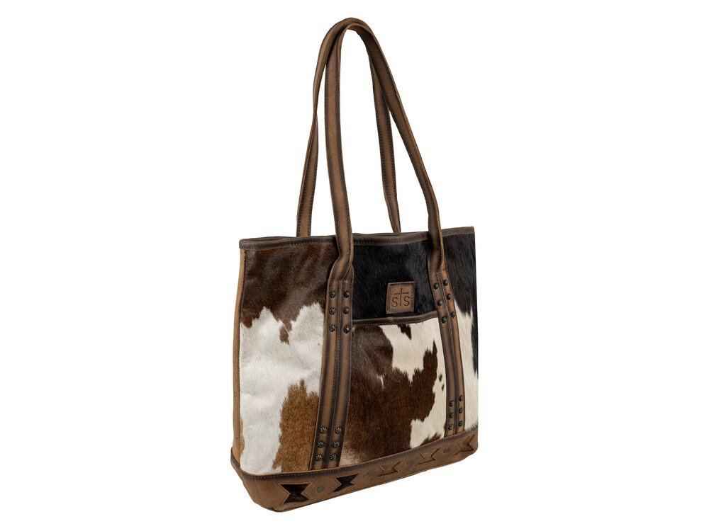STS Ranchwear Roswell Cowhide Tote- STS32210