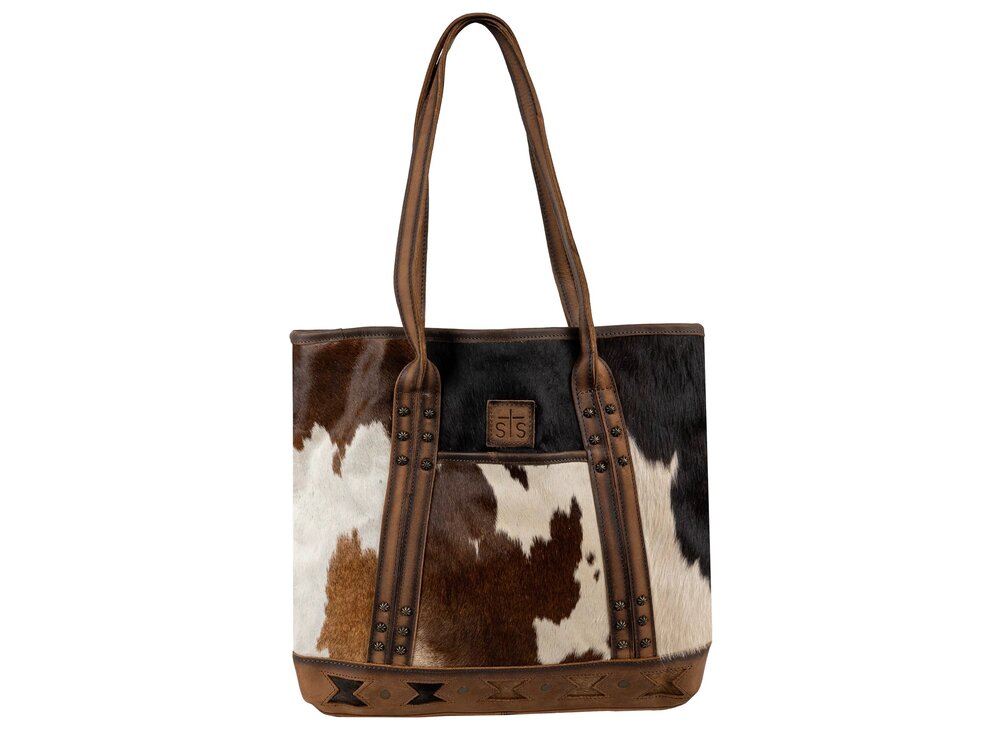 STS Ranchwear Roswell Cowhide Tote- STS32210