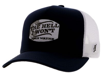 Hooey John Wayne - 5 Panel Trucker - The Hell I Won't - 2364T