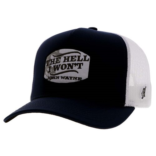 Hooey John Wayne - 5 Panel Trucker - The Hell I Won't - 2364T