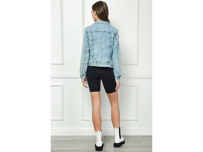 Veveret Medium Wash Classic Distressed Jacket - VJ52930