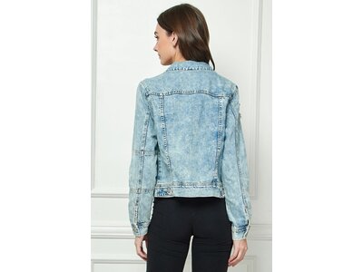 Veveret Medium Wash Classic Distressed Jacket - VJ52930