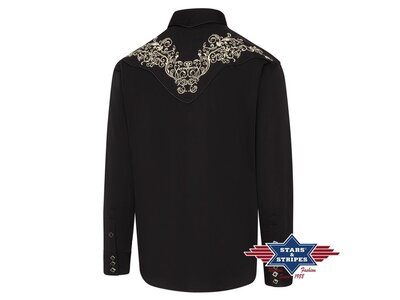 Stars & Stripes Brandon - Pearl Snap Embroidered Shirt