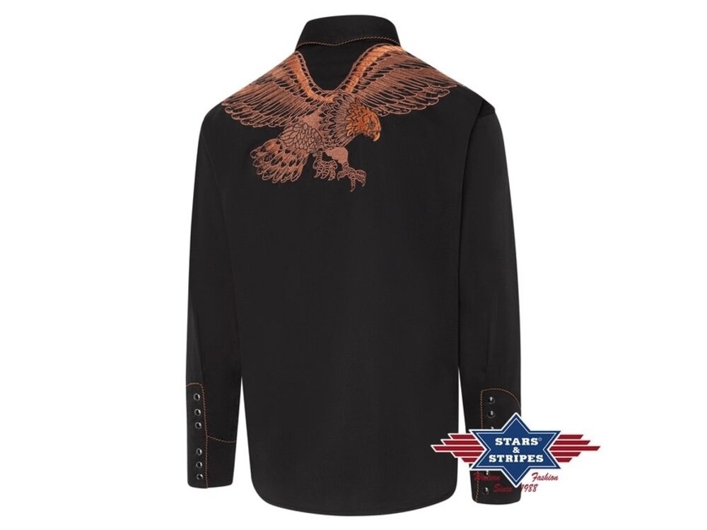 Stars & Stripes Floyd- Long Sleeve Embroidered -