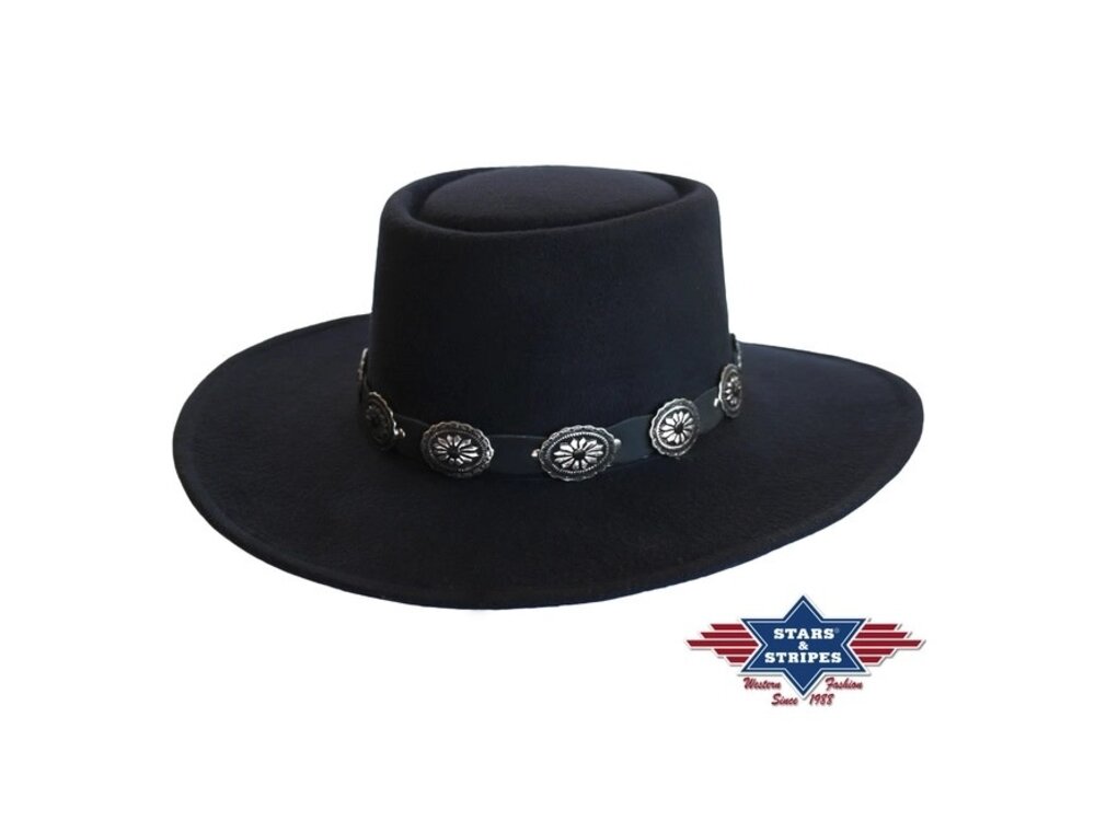 Stars & Stripes Juan - Vegan Suede Gaucho Hat-