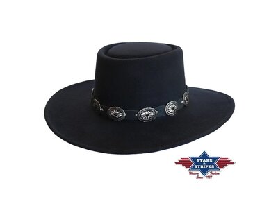 Stars & Stripes Juan - Vegan Suede Gaucho Hat-