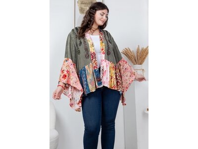 Young Threads Western Vibes- Kimono Shrug