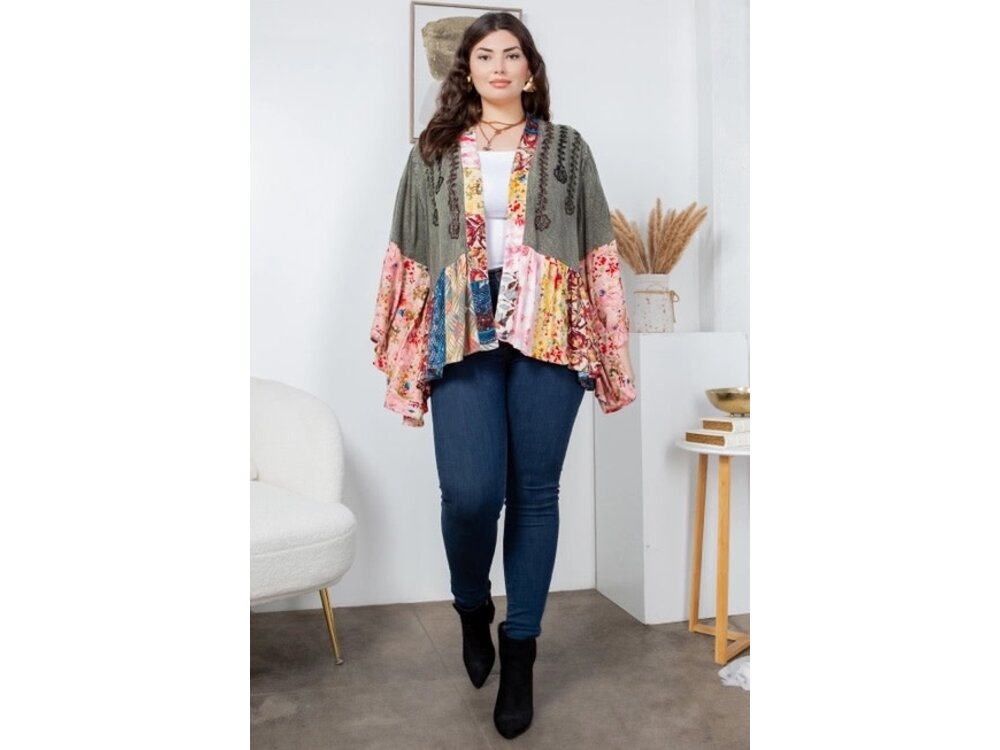 Young Threads Western Vibes- Kimono Shrug