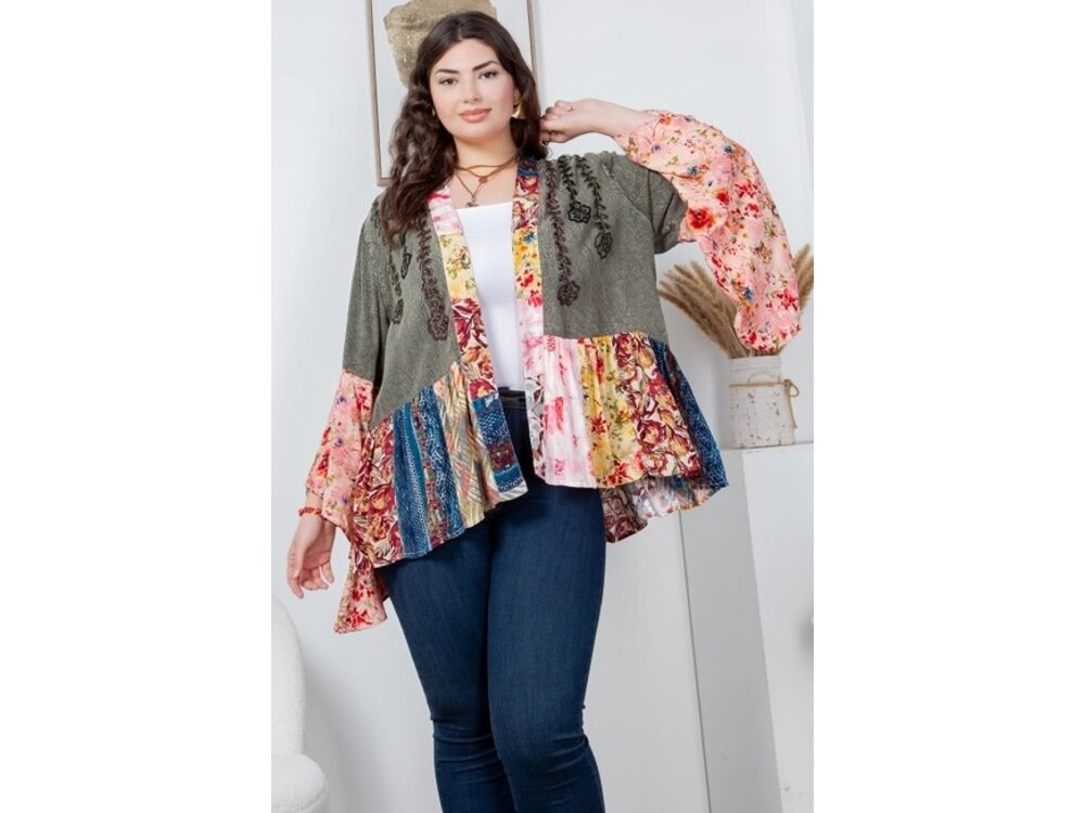 Young Threads Western Vibes- Kimono Shrug