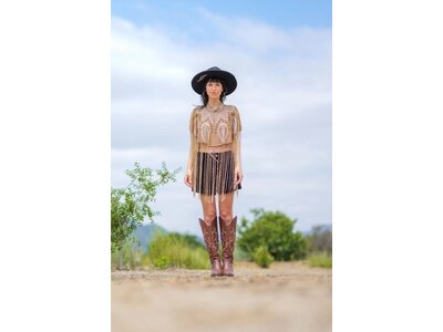 wild as heck The Miller - Handpainted Austrailian Wool Fedora