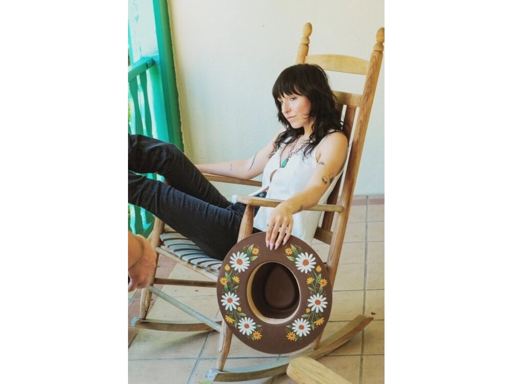 wild as heck The Miller - Handpainted Austrailian Wool Fedora