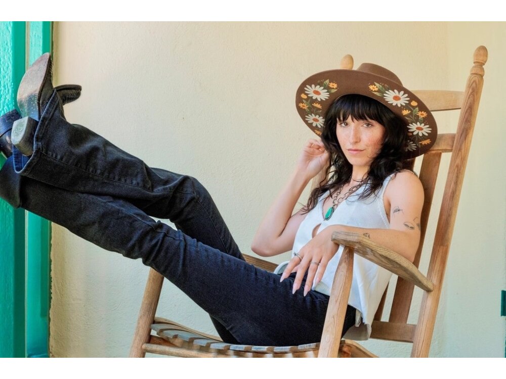 wild as heck The Miller - Handpainted Austrailian Wool Fedora