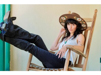 wild as heck The Miller - Handpainted Austrailian Wool Fedora