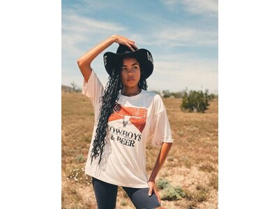 wild as heck The Priscilla - Austrailian Wool Western Hat- Black