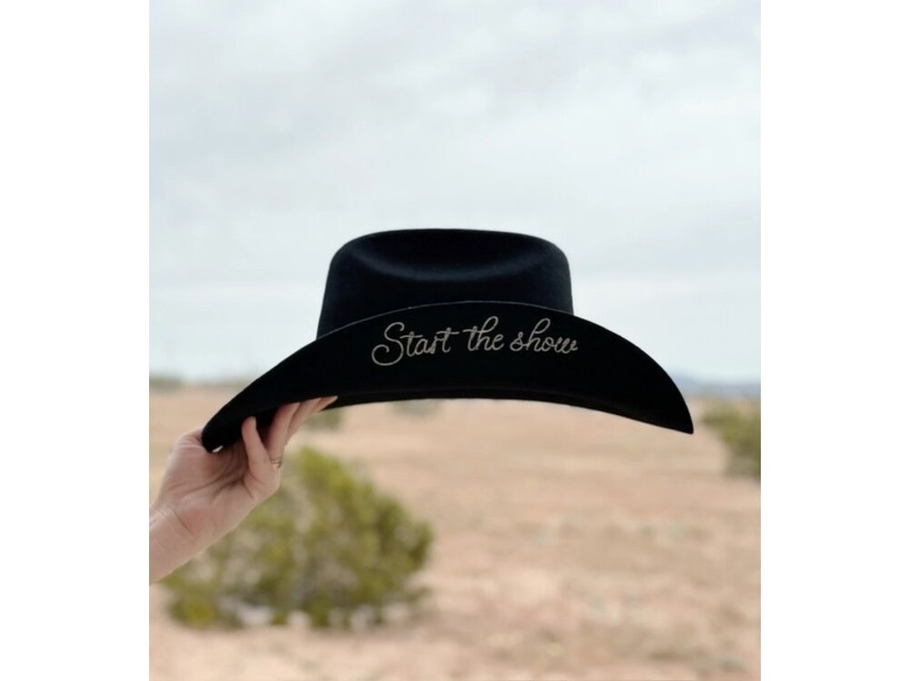 wild as heck Start The Show - Austrailian Wool Western  Hat