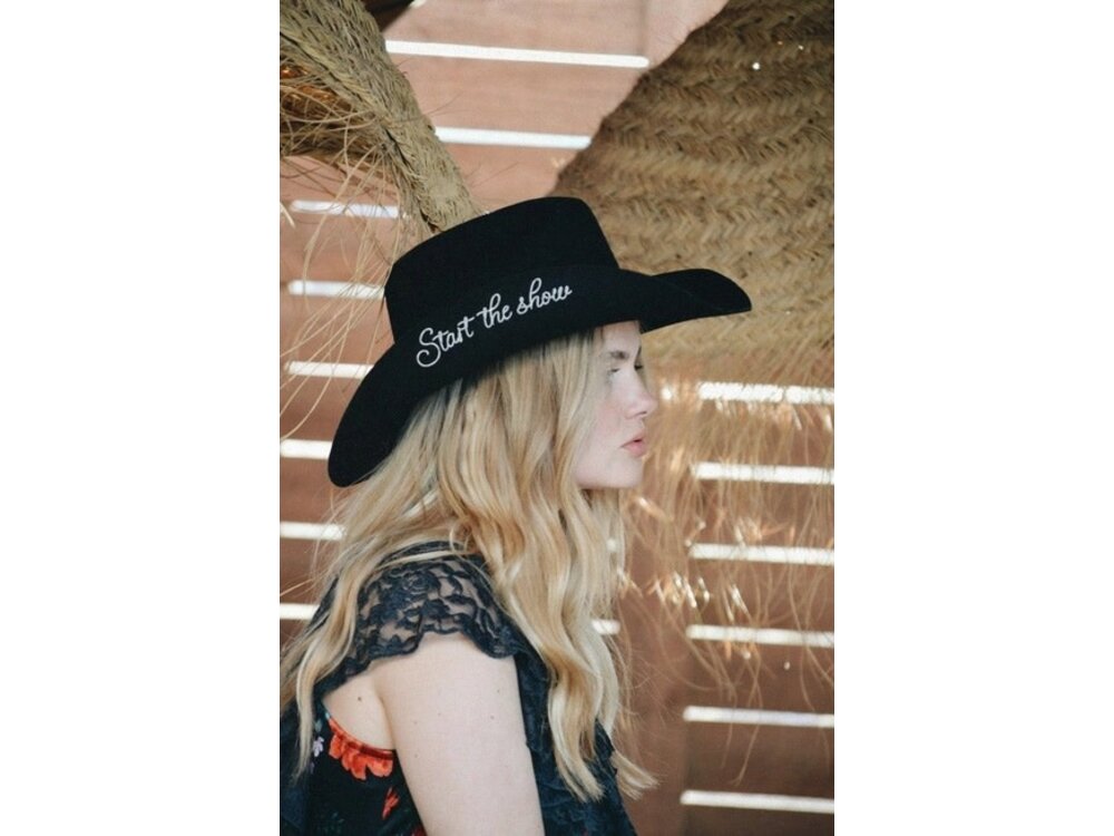 wild as heck Start The Show - Austrailian Wool Western  Hat
